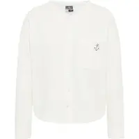 Dreimaster Maritim Sweatvest wolwit