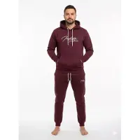 Indigo Denim Denim joggingpak heren bordeaux