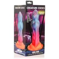 XR Brands Aqua Cock - Glow-in-the-Dark siliconen dildo - Fantasie Dildo