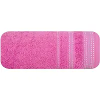 Eurofirany Badstof Handdoek patroon 30x50 cm Amarant - 500 g/m2