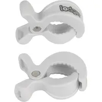 Lodger Omslagdoek Clips Swaddle Clip White (2-Delig)