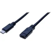 Exertis Connect USB 3.1 Gen 2-verlengkabel Type-C(TM) male naar Type-C(TM) female, 1,0 m USB3.1 Gen2 (1 m, USB 3.2 Gen 2), USB-kabel