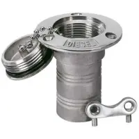 PLASTIMO Deck Filler Spare Part Zilver 38 mm