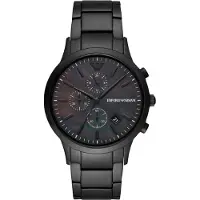 Giorgio Armani Emporio AR11275 Renato Chronograph Mother of Pearl Black Men's Watch