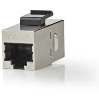 Nedis Netwerkkoppeling - CAT6a / CAT7 - Afgeschermd - RJ45 Female - RJ45 Female - Recht - Metaal - Doos