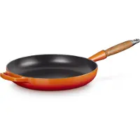 Le Creuset Signature koekenpan houten handvat 28 cm Flame
