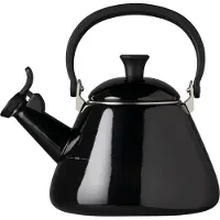 Le Creuset Fluitketel 'kone' Ebbenzwart 1,6l