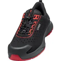 Uvex S1 PL PUR W11 6802248 Lage veiligheidsschoenen S1PL Schoenmaat (EU): 48 Zwart, Rood 1 paar