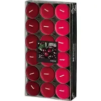 Flavour Conpax Geur theelichtjes/waxinelichtjes - Mega pack - 36x - Cherry aroma - 4,5 branduren