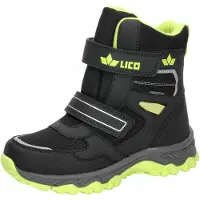 Lico Snowboots 'Branko V' limoen / zwart