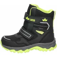 Lico Snowboots 'Branko V' limoen / zwart