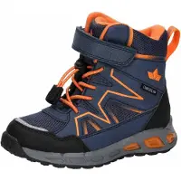 Lico Snowboots 'Snow V Blinky' donkerblauw / neonoranje / zwart