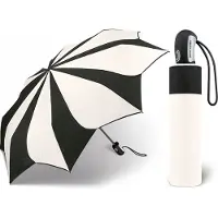 Pierre Cardin Sunflower Automatische Paraplu - Zwart/Wit