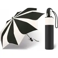 Pierre Cardin Sunflower Automatische Paraplu - Zwart/Wit