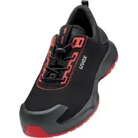 Uvex S3L PUR W11 6803245 Lage veiligheidsschoenen S3L Schoenmaat (EU): 45 Zwart, Rood 1 paar