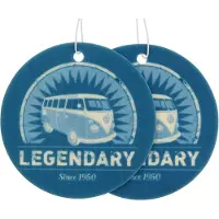 Brisa VW Collection by - Set van 2 Volkswagen luchtverfrissers met VW T1 Bulli Bus-motief (Vers)