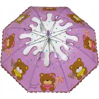 Parasol Automatische Kinderparaplu met Sprookjesmotieven - Paars