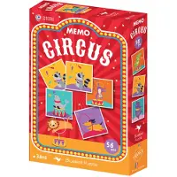 Bluebird Puzzle Memo - Circus (56 tegels)