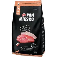 PAN MIĘSKO Kalfsvlees Met Kalkoenhondenvoer 20kg