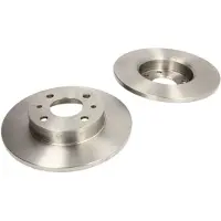 Delphi Remschijven BG2458, voor, achter, compleet, 2 Stuk