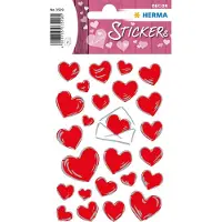 Herma Stickers kussentjes zilver preeg - 10 stuks