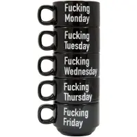 Fisura - Bekers Fucking Week - set van 5