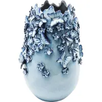 Kare design Vaas Butterflies Lichtblauw 35cm