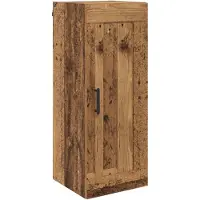 vidaXL Wandkast Oud Hout 34,5 x 34 x 90 cm Bewerkt hout