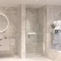 Sanivo Nisdeur Set Vigo 70x200 Chroom