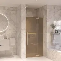 Sanivo Nisdeur Set Vigo Champagne Glas 120x200 Chroom