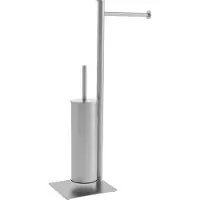 Allibert Staande Toiletrolhouder Coperblink - Rvs - Vrijstaand - Chroom Geborsteld