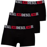 Diesel Boxershorts 'Damien' neonrood / zwart gemêleerd / wit