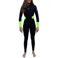 Kynay Surf Ultra Stretch Quick Dry 5/3 Mm Dames Wetsuit Van Neopreen Met Lange Mouwen En Rits Op De Borst