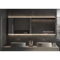 Martens & Meijer Spiegel london 200x70 cm met indirecte verlichting onder & boven, incl. Verwarming & dimbare sensor