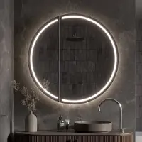 Martens & Meijer Spiegelkast Lech 80 cm met Directe & Indirecte Verlichting Rondom, Incl. Spiegelverwarming & Dimbare Sensor