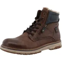 Tom Tailor Veterboots navy / bruin