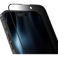 Rixus Privacy Full Curved Edge Tempered Glass For Apple iPhone 16 Pro Max
