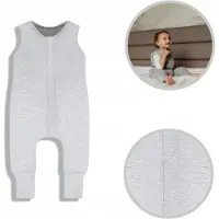 Sleepee Babyslaapzak met poten 2,5 TOG (6-12 mnd) - Omkeerbaar grijs