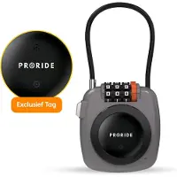 Proride Hangslot – Kofferslot 3-cijferig – Reisslot – Kabelslot - Cijferslot – Tag apart verkrijgbaar – Kofferslot – Skislot – Slot voor Reiskoffer – Grijs