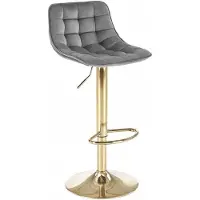 Intesi Hoker Plaid Grijs | Goud - Verstelbaar & Draaibaar