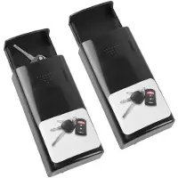 OEM 2-pack magnetische sleutelkast, sleutelkluisje, waterdichte sleutelkast, sleutelkluisje voor buiten, kleine sleutelkast voor sleutels en munten