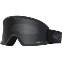 Dragon - Skibrillen - DX3 OTG Base Black Out - Lumalens Dark Smoke voor Unisex - Zwart