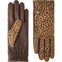 Roeckl Vingerhandschoenen 'SERENGETI TOUCH' sand / bruin / oker / donkerbruin