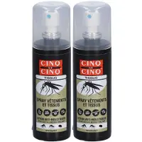 Bausch ET Lomb France Cinq SUR Cinq Anti-Muggen Kleding en Stoffen Spray 2x100 ml Spray