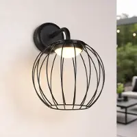 LumenXL Design buitenwandlamp Eclipsa - zwart met geïntegreerde LED