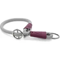 Morsø half slip halsband voor hond soft rope gerecycled grey grijs 55x1 cm