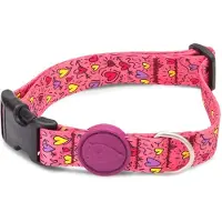 Morsø halsband voor hond gerecycled pink think roze 37-58x2,5 cm