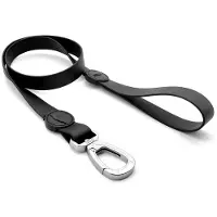 Morsø hondenriem waterproof gerecycled black zwart 100x2,5 cm