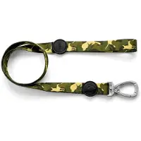 Morsø hondenriem gerecycled full metal dog bruin 120x1,5 cm tot 6 kg