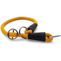 Morsø half slip halsband voor hond regular rope gerecycled gold goud 45x1 cm